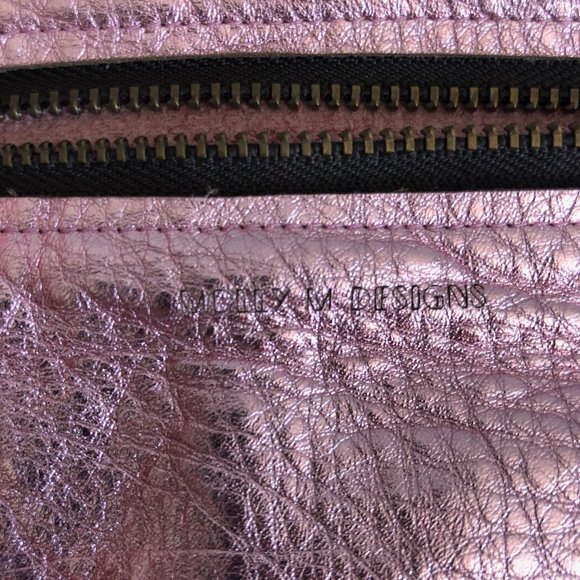 Metallic Pink Wristlet/Clutch - Picture 2 of 3